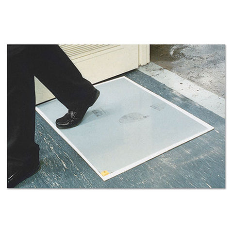 Image of Walk-n-clean Dirt Grabber Mat 60-sheet Refill Pad, 30 X 24, Gray