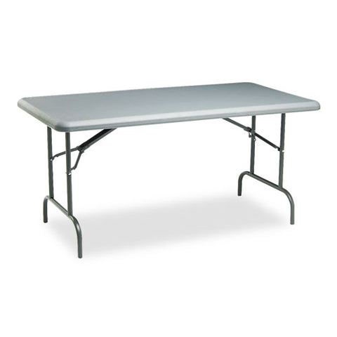 Image of Indestructables Too 1200 Series Folding Table, 60w X 30d X 29h, Charcoal