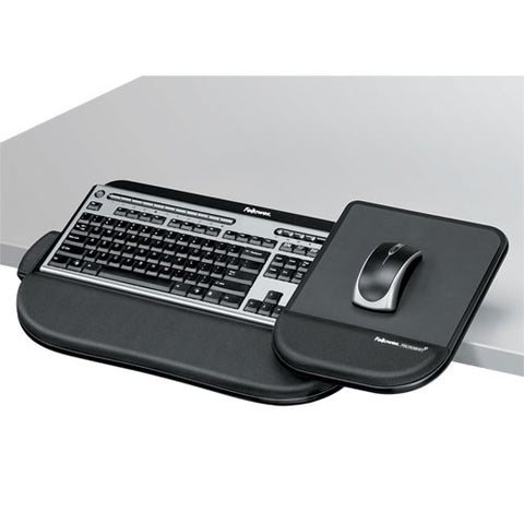 Image of Tilt 'n Slide Keyboard Manager With Comfort Glide, 19.5w X 11.5d, Black