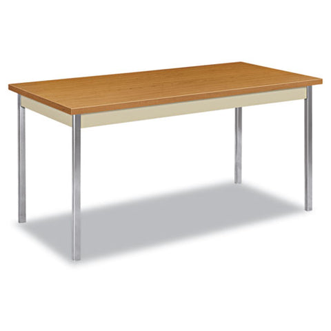 Image of Utility Table, Rectangular, 60w X 30d X 29h, Harvest/putty