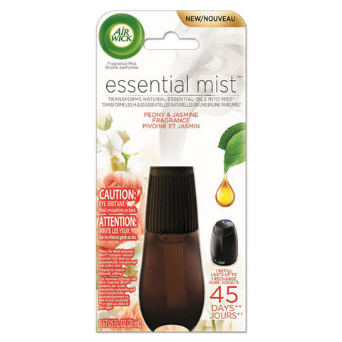 Image of Essential Mist Refill, Peony And Jasmine, 0.67 Oz, 6/carton