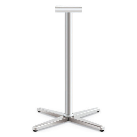 Image of Arrange X-leg Base For 42-48" Tops, 32w X 32d X 40h, Silver