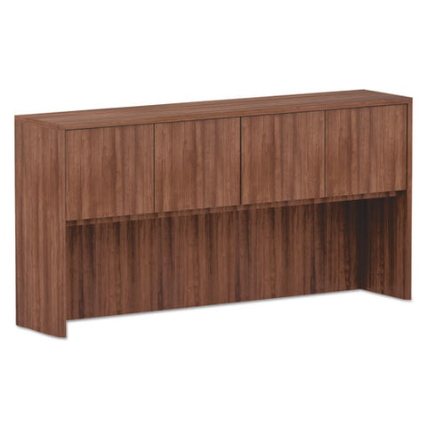 Image of Alera Valencia Series Hutch, 3-comp, 70.63w X 15d X 35.38h, Modern Walnut