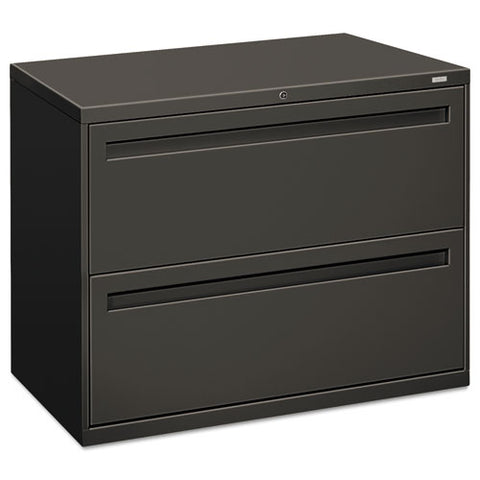 Image of 700 Series Two-drawer Lateral File, 36w X 18d X 28h, Charcoal