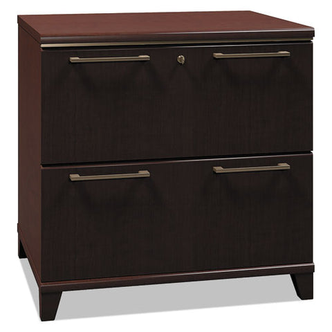 Image of Enterprise Collection Two-drawer Lateral File, 30w X 23.13d X 29.75h, Mocha Cherry