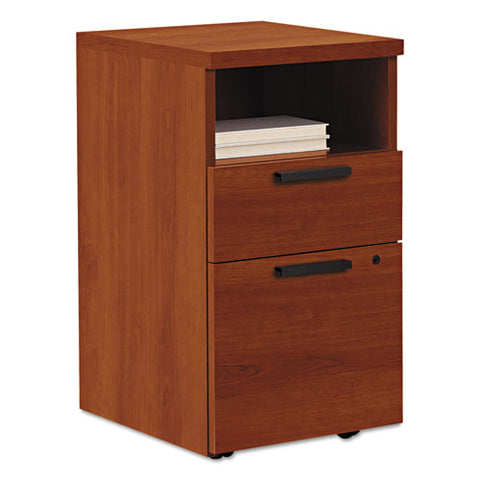 Image of Shelf/box/file Mobile Pedestal For 10500/10700 Shells, 15.75w X 18.88d X 28h, Cognac