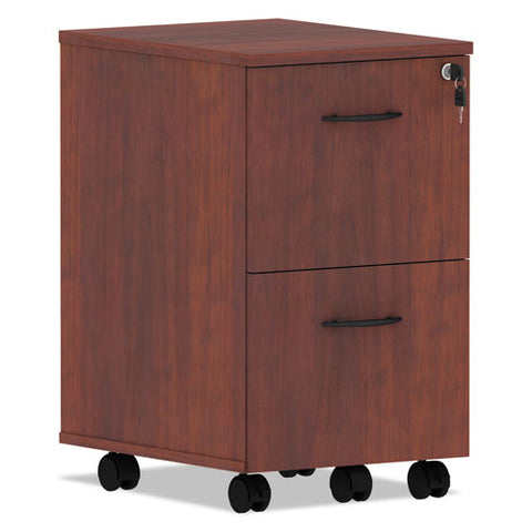 Image of Alera Valencia Series Mobile File/file Pedestal, 15.38w X 20d X 26.63h, Medium Cherry