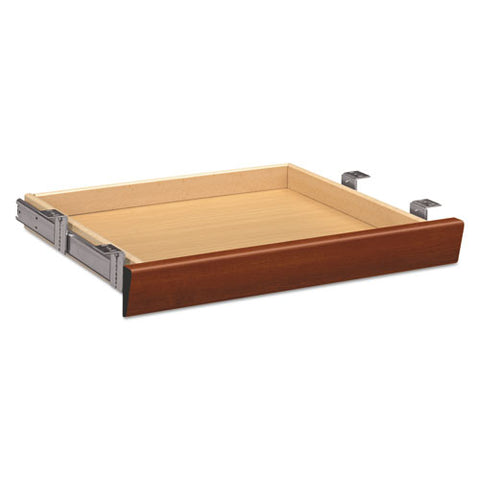 Image of Laminate Angled Center Drawer, 22w X 15.38d X 2.5h, Cognac