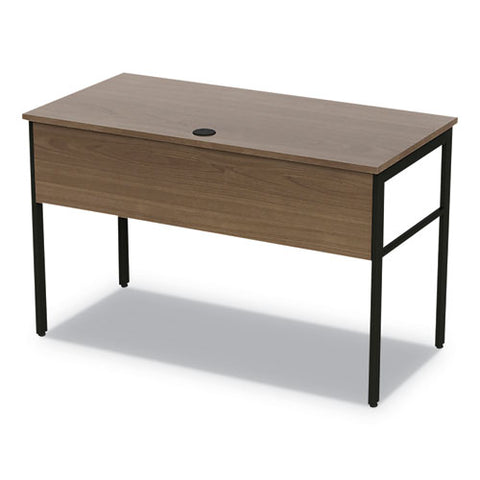 Image of Urban Desk Workstation, 47.25w X 23.75d X 29.5h, Natural Walnut