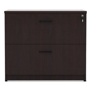 Alera Valencia Series Two Drawer Lateral File, 34w X 22.75d X 29.5h, Mahogany