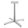 Between Seated-height X-base For 30"-36" Table Tops, Silver