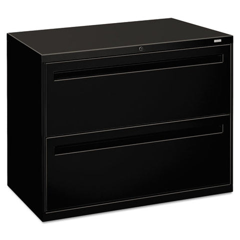 Image of 700 Series Two-drawer Lateral File, 36w X 18d X 28h, Black