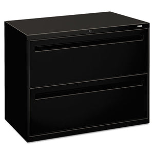 700 Series Two-drawer Lateral File, 36w X 18d X 28h, Black