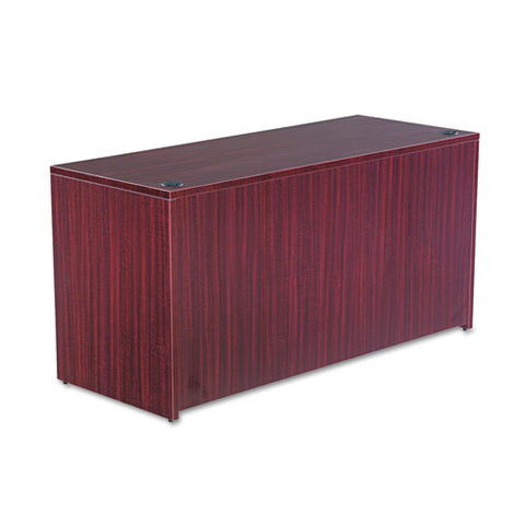 Image of Alera Valencia Series Credenza Shell, 59.13w X 23.63d X 29.5h, Mahogany