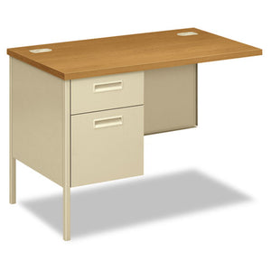 Metro Classic Series Workstation Return, Left, 42w X 24d, Harvest/putty