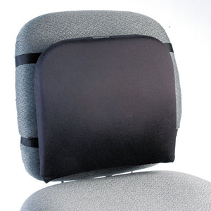 Memory Foam Backrest, 16w X 12d X 16h, Black