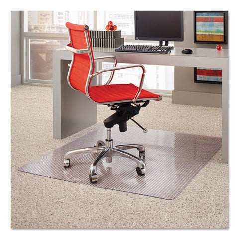 Image of Dimensions Chair Mat For Carpet, 45 X 53, Clear