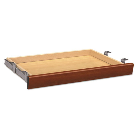 Image of Laminate Angled Center Drawer, 26w X 15.38d X 2.5h, Cognac