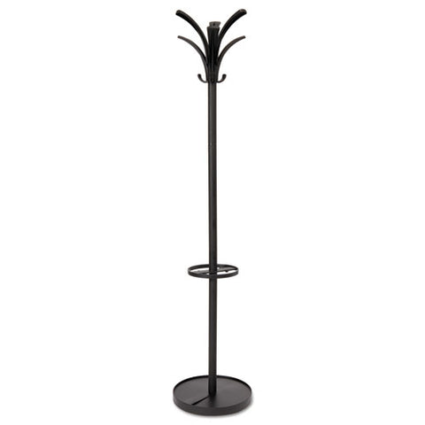 Image of Brio Coat Stand, 13.75w X 13.75d X 66.25h, Black