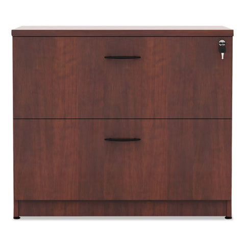 Image of Alera Valencia Series Two Drawer Lateral File, 34w X 22.75d X 29.5h, Cherry