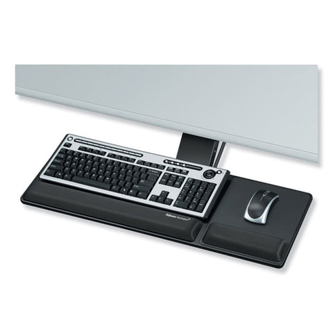 Image of Designer Suites Compact Keyboard Tray, 19w X 9.5d, Black