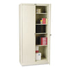 78" High Deluxe Cabinet, 36w X 18d X 78h, Putty