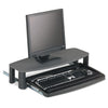 Over/under Keyboard Drawer With Smartfit System, 14.5w X 23d, Black