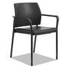 Accommodate Series Guest Chair, 23.25" X 21" X 32", Black Seat/black Back, Black Base, 2/carton