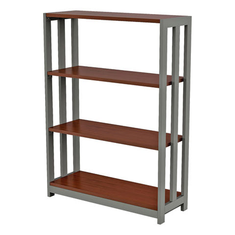 Image of Trento Line Bookcase, 31 1/2w X 11 1/2d X 43 1/4h, Cherry