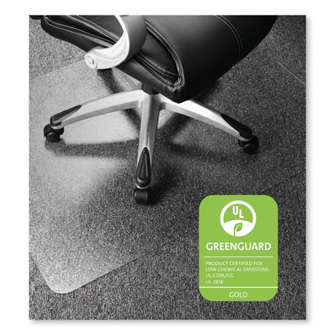 Image of Cleartex Ultimat Polycarbonate Chair Mat For Low/medium Pile Carpet, 48 X 53, Clear