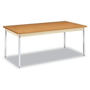 Utility Table, Rectangular, 72w X 36d X 29h, Harvest/putty