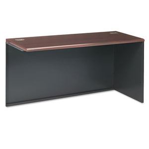 38000 Series Return Shell, Right, 60w X 24d X 29-1/2h, Mahogany/charcoal