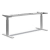 Coordinate Height-adjustable Base, 72" H X 24" D X 25.5" To 45.25" H, Nickel