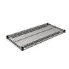 Industrial Wire Shelving Extra Wire Shelves, 36w X 18d, Black, 2 Shelves/carton