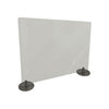 Desktop Free Standing Acrylic Protection Screen, 29 X 5 X 24, Frost