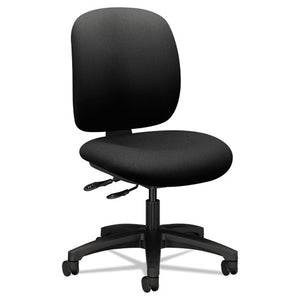 Comfortask Multi-task Chair, Supports Up To 300 Lbs., Black Seat, Black Back, Black Nylon Base