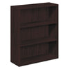 10500 Series Laminate Bookcase, Three-shelf, 36w X 13-1/8d X 43-3/8h, Mahogany