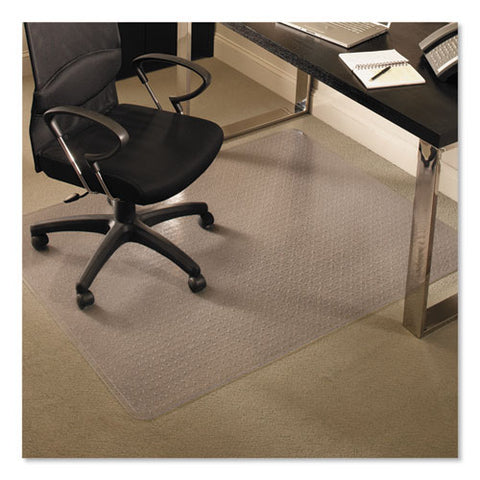 Image of Everlife Chair Mats For Medium Pile Carpet, Rectangular, 46 X 60, Clear