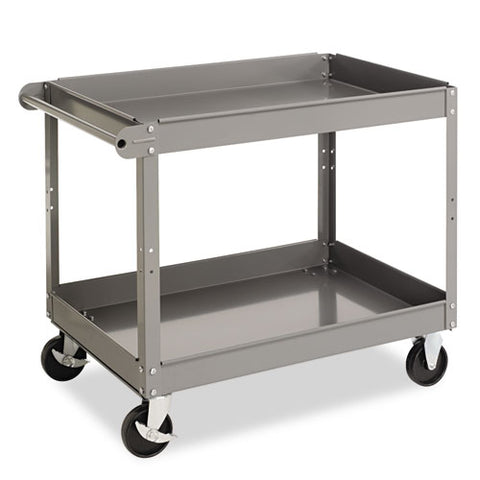 Image of Two-shelf Metal Cart, 24w X 36d X 32h, Gray