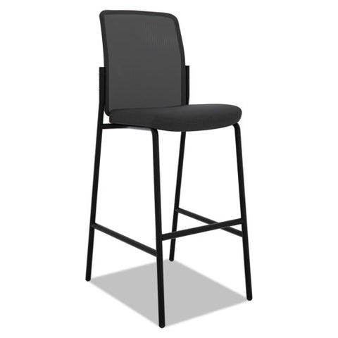 Image of Instigate Mesh Back Multi-purpose Stool, Supports Up To 250 Lbs., Black Seat/black Back, Black Base, 2/carton