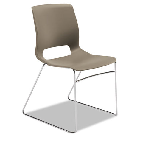 Image of Motivate High-density Stacking Chair, Shadow Seat/shadow Back, Chrome Base, 4/carton