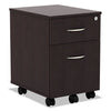 Alera Valencia Series Mobile Box/file Pedestal, 15.88w X 19.13d X 22.88h, Espresso