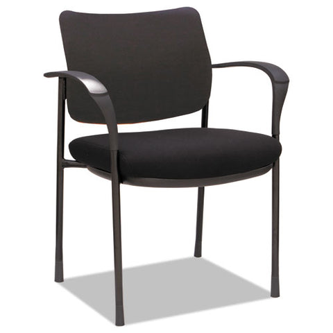 Image of Alera Iv Series Guest Chairs, 24.80'' X 22.83'' X 32.28'', Black Seat/black Back, Black Base, 2/carton