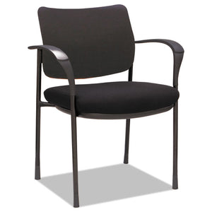 Alera Iv Series Guest Chairs, 24.80'' X 22.83'' X 32.28'', Black Seat/black Back, Black Base, 2/carton