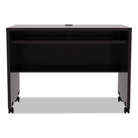 Image of Alera Valencia Series Mobile Workstation Desk, 41.38w X 23.63d X 30h, Espresso