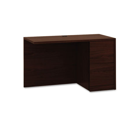 Image of 10500 Series L Workstation Return, Full-height Right Ped, 48w X 24d, Mahogany