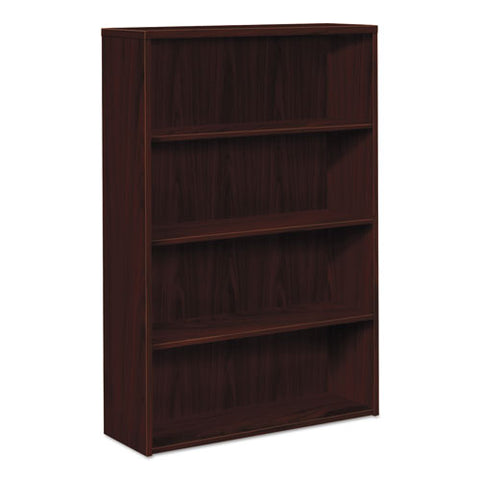 Image of 10500 Series Laminate Bookcase, Four-shelf, 36w X 13-1/8d X 57-1/8h, Mahogany