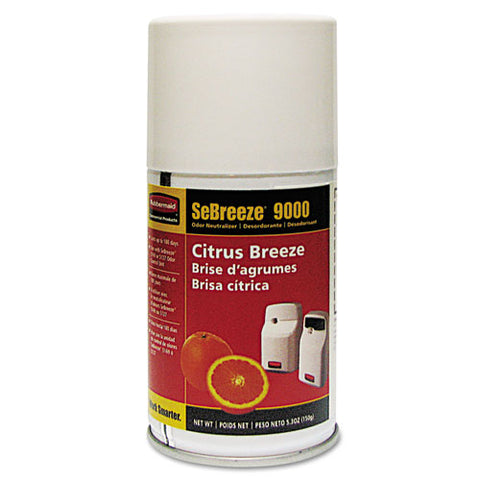 Image of Fragrance Aerosolister, Citrus Breeze, 5.3 Oz Aerosol. 4/carton