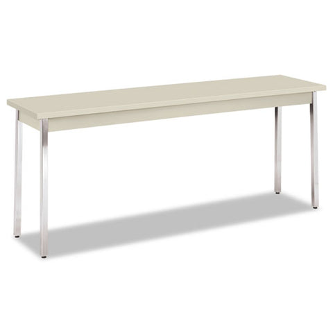 Image of Utility Table, Rectangular, 72w X 18d X 29h, Light Gray