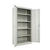 Assembled 72" High Storage Cabinet, W/adjustable Shelves, 36w X 18d, Light Gray